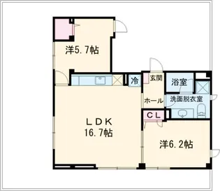 Jo’s Residence高田馬場【4階】の間取り