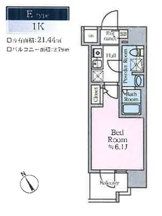ティモーネグランデ川崎【11階】の間取り
