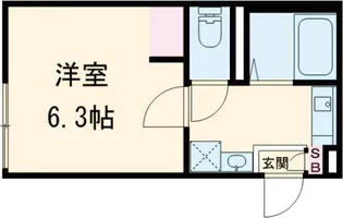 ルミナス千住大橋【1階】の間取り