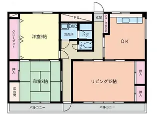 大野台クレセント【2階】の間取り