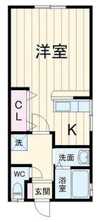 ラヴィエベル相模大野【201号室】の間取り