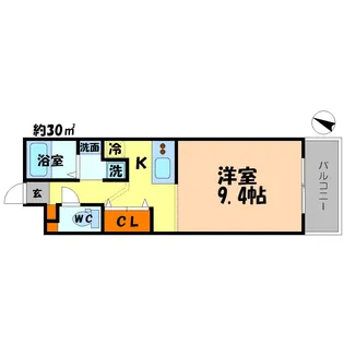 ルネスパル【2階】の間取り