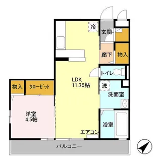 エテルノ【2階】の間取り