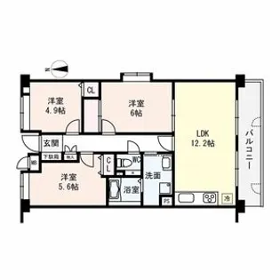 SOLASIA residence池田【3階】の間取り