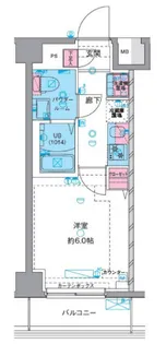 GENOVIAお花茶屋Ⅱskygarden【3階】の間取り