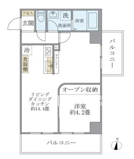 ISM新小岩【1階】の間取り