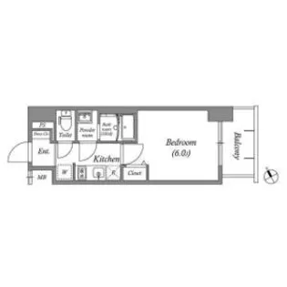 アドバンス名古屋シュテルン【8階】の間取り