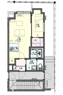 KLEIS蓮根【1階】の間取り