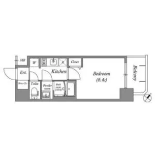 アドバンス名古屋シュテルン【8階】の間取り