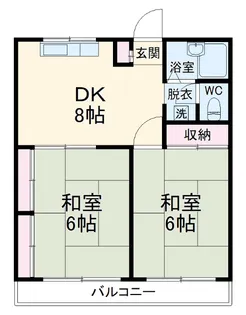 リバーサイド・オクダⅠ【1階】の間取り
