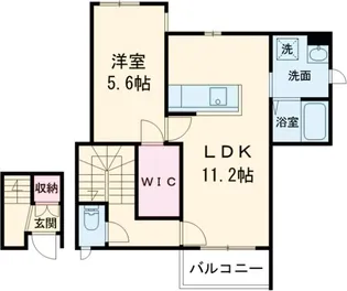 エクシート21【2階】の間取り