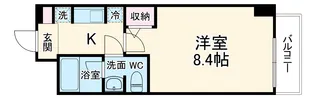 SWISS京都堀川WEST【5階】の間取り