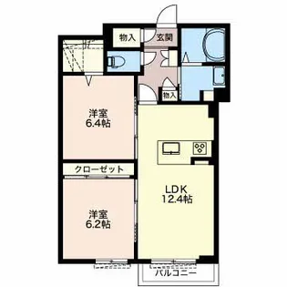 オレンジ・フィールズ【1階】の間取り