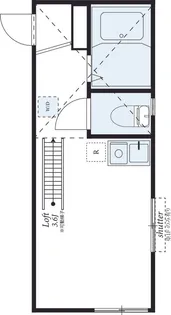 G・Aヒルズ白楽Ⅱ【1階】の間取り