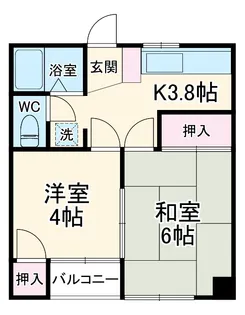 京第一マンション【2階】の間取り