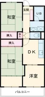 グランディハイツ錦【303号室】の間取り