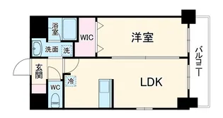 プレサンス名古屋STATIONサティナ【11階】の間取り