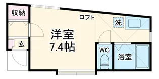 ラビリンスⅤ【101号室】の間取り
