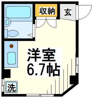 レインジア東林間【301号室】の間取り