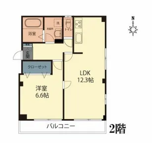 MTフラットⅡ【2階】の間取り