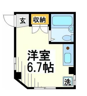 レインジア東林間【3階】の間取り