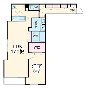 ピースコート登戸Ⅵ【3階】の間取り