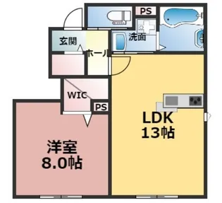 コンフォートピア【1階】の間取り