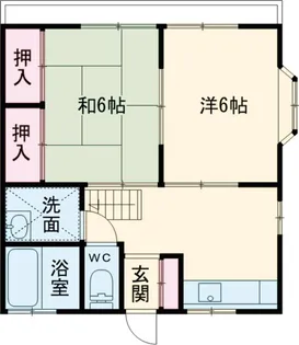 ハイツ田中【206号室】の間取り