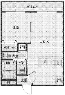 テラ・ドゥーエ【405号室】の間取り