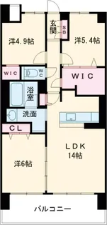アルファステイツ高崎田町【11階】の間取り