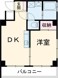 ドエル三鷹【4階】の間取り