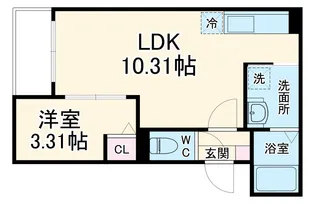 Jack hachimanⅣ【1階】の間取り