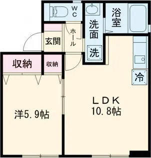 パナソレイユ【1階】の間取り