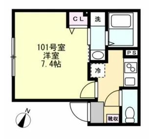 (仮称)辻堂元町アパート【1階】の間取り