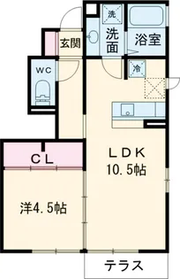 アリエッタ南町【1階】の間取り