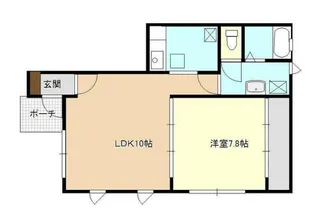 ブルーム【1階】の間取り