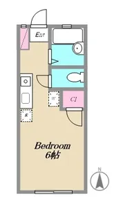コーポ長谷川【103号室】の間取り