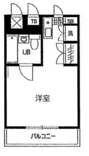 スカイコート赤羽【4階】の間取り