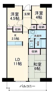 ロビーシティ相模大野5番街8号【405号室】の間取り