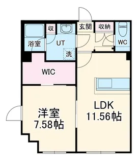 quador noie 池下【302号室】の間取り