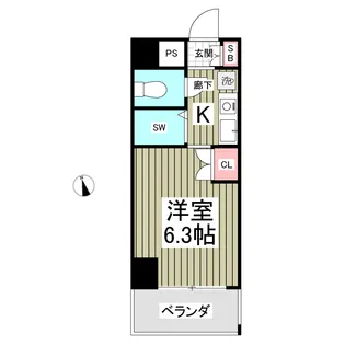 グランヒル松戸【3階】の間取り