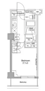 ザ・パークハビオ神泉【3階】の間取り