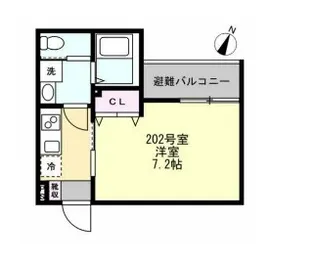 (仮称)辻堂元町アパート【2階】の間取り
