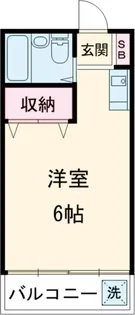 リーフガーデニア【1階】の間取り