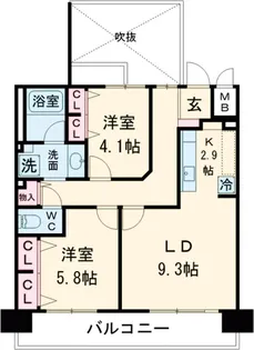 ファミール成増グランデージ【3階】の間取り