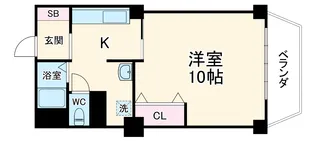 二条プラザ【7階】の間取り