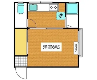 グリーンコーポ【202号室】の間取り