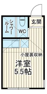 ユナイト本牧カンパリ・ペリエ【1階】の間取り