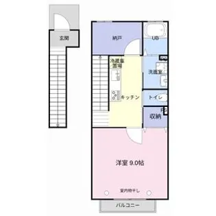 サープラスあおい【205号室】の間取り