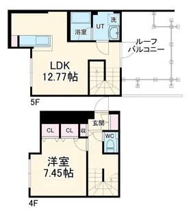 quador noie 池下【406号室】の間取り